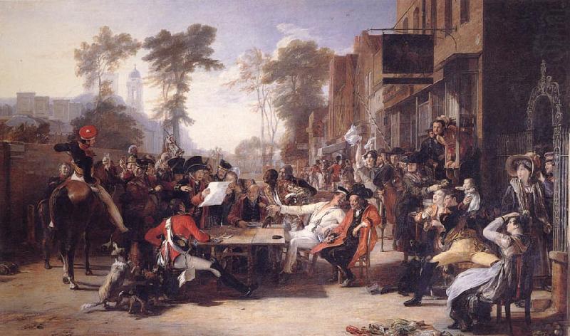 Chelsea Pensioners Reading the Gazette of the Battle of Waterloo, Sir David Wilkie